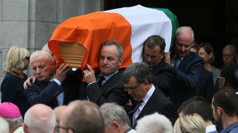 The funeral took place at St Michael's Church in Blackrock, Cork