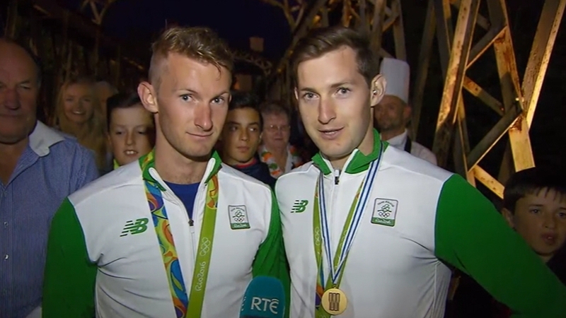 Gary and Paul O'Donovan are guests on the Late Late Show