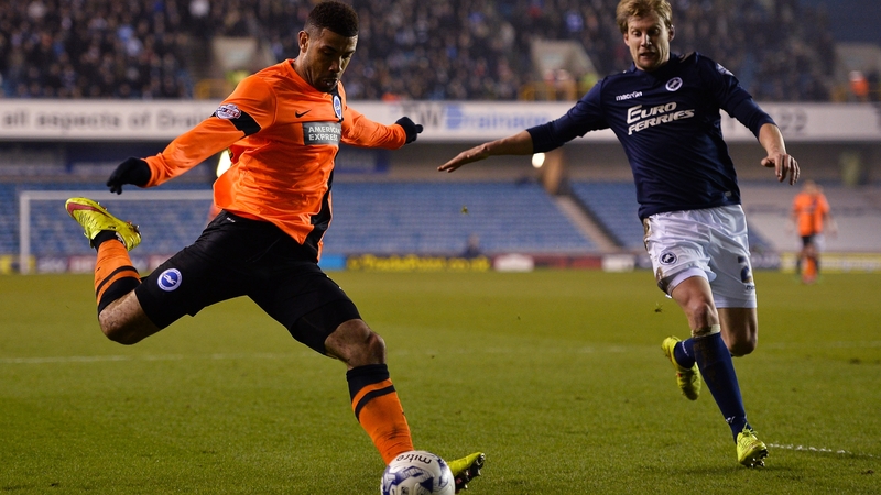 Leon Best in action for Brighton