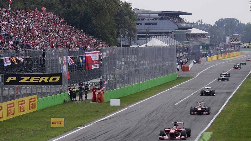The Autodromo Nazionale circuit at Monza