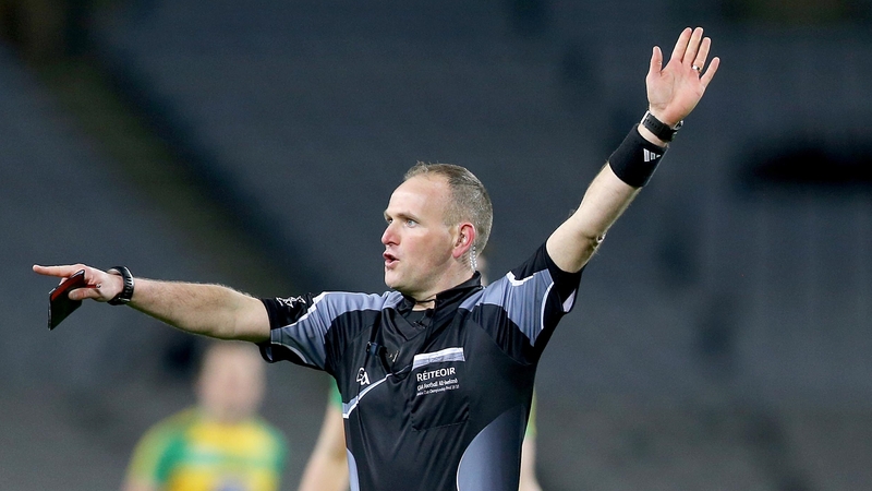 Conor Lane refereed this year's All-Ireland club final