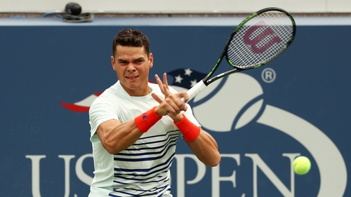 Milos Raonic had been among the favourites at the final slam of the year