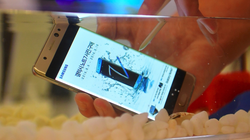 Customers in Ireland can begin to exchange their existing device for a new Note7