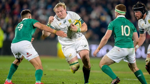 Adriaan Strauss in action against Ireland in June