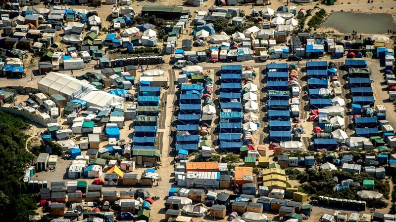 Around 7,000 people are living in the northern half of the camp