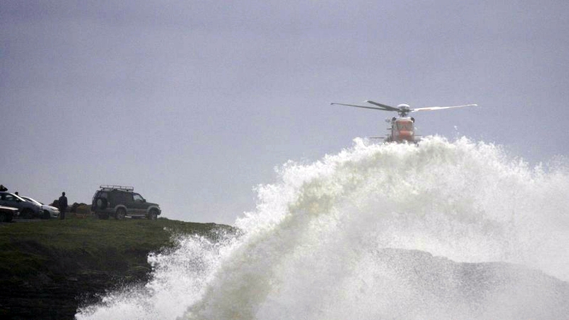 Aoife Winterlich fell while being winched aboard a rescue helicopter (Pic: John Hughes)