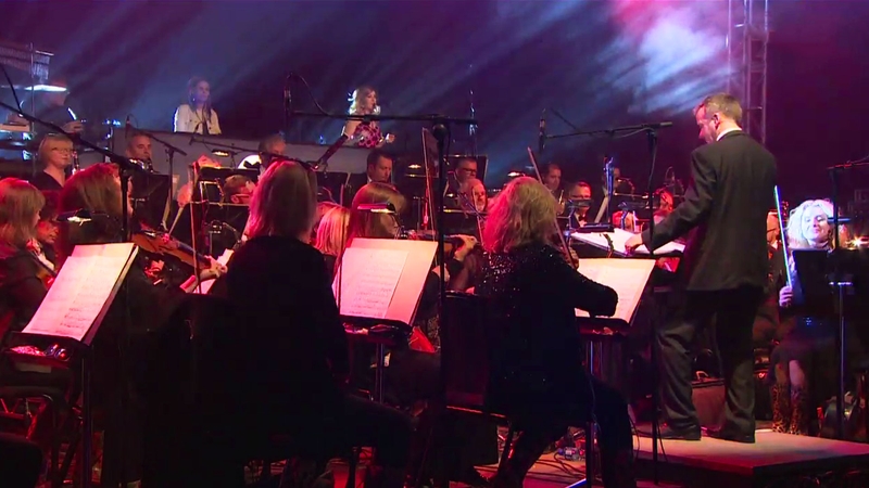 The RTÉ Concert Orchestra at this year's Electric Picnic