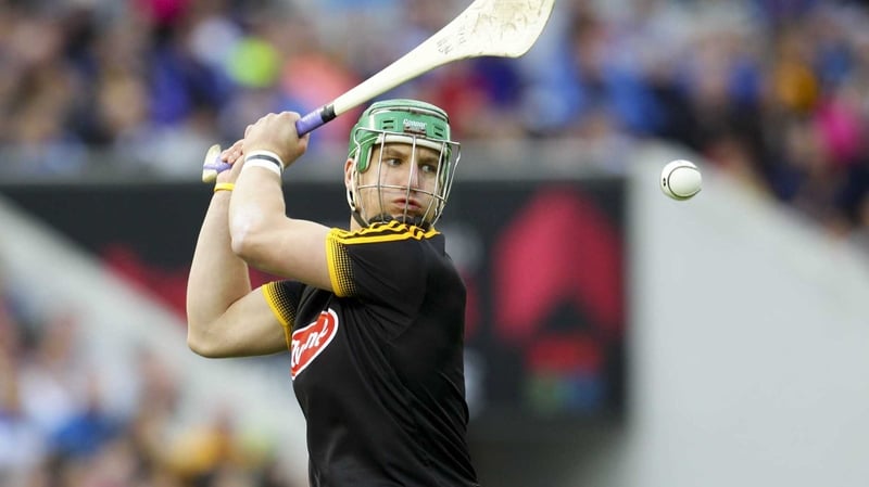 Eoin Murphy burst out of the tunnel ahead of the game.