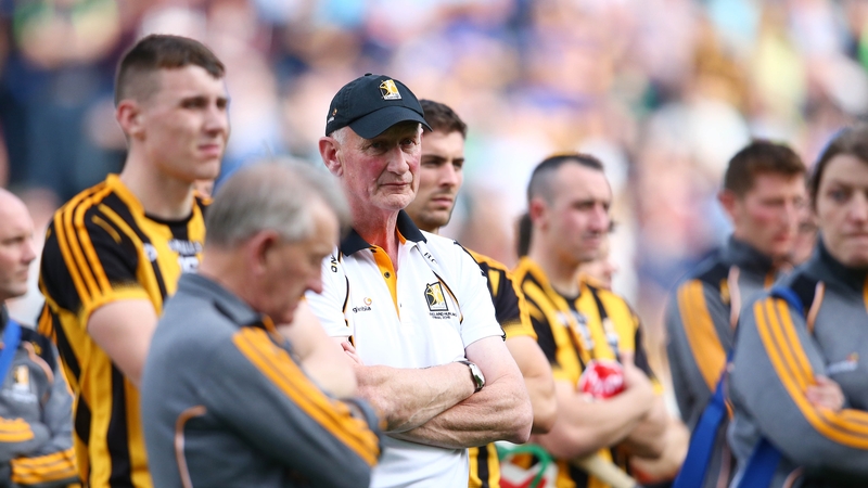A rare sight indeed! - Brian Cody looks on as Tipperary take the spoils at Croke Park