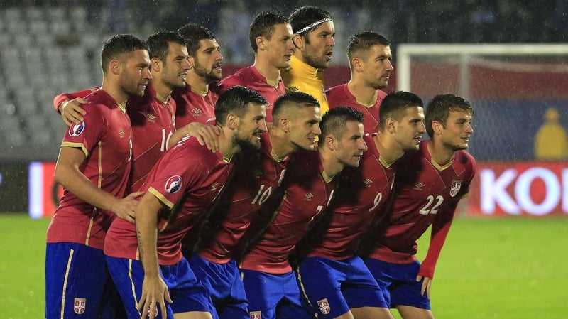 Ireland face Serbia at 7.45pm