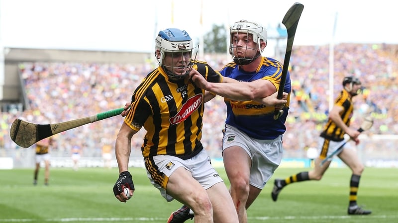 Kilkenny's TJ Reid is tackled by Ronan Maher