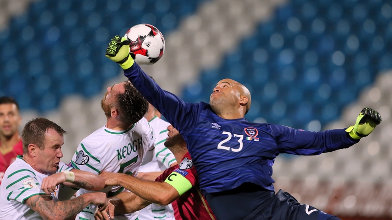 Darren Randolph was happy with a point from Serbia