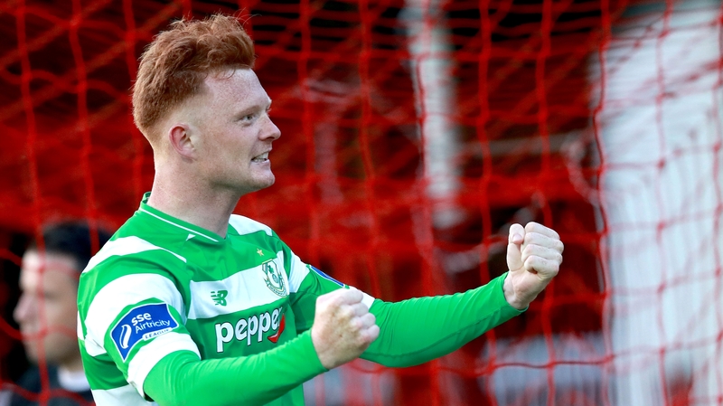 Shaw struck either side of half-time to help Shamrock Rovers to all three points