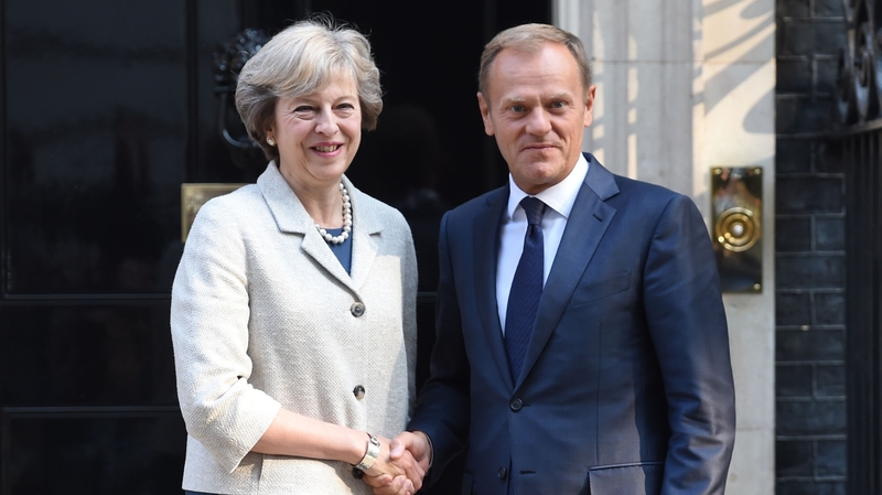 Donald Tusk said the European Council would issue its draft plan for the talks soon after Theresa May triggers Article 50