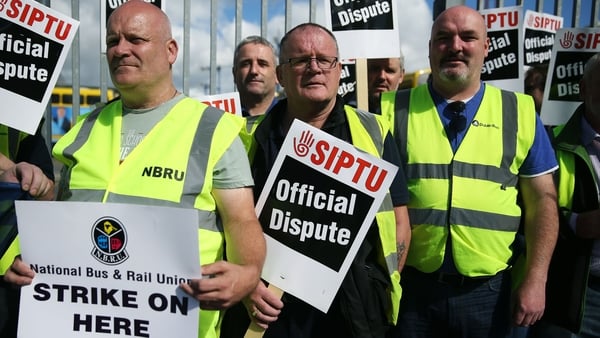 Dublin Bus workers are in a dispute over pay