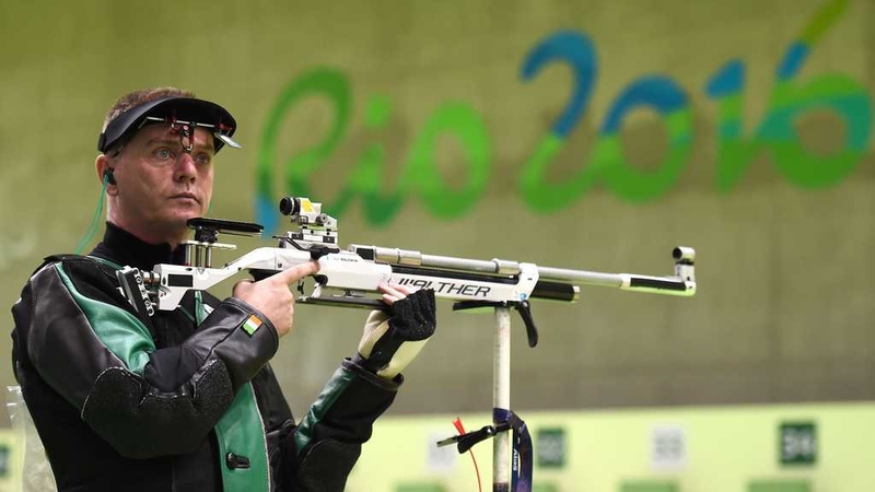 Sean Baldwin set a new season's best in the 10m Rifle Prone