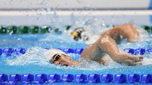 James Scully finished sixth at the Aquatic Centre