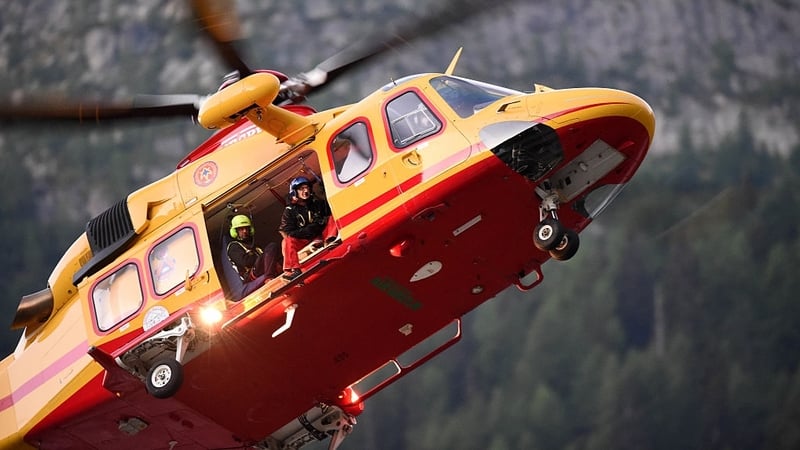 Helicopters from Switzerland, France and Italy were involved in the rescue operation