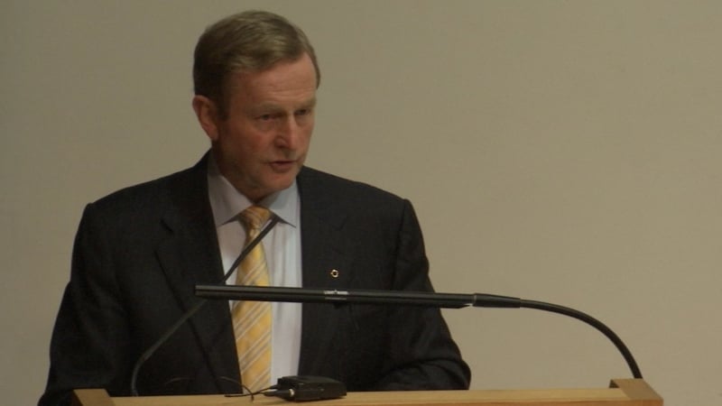 Enda Kenny said the 'possibility of unity by consent must be maintained'