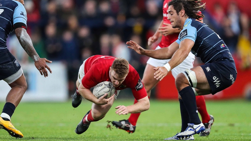 Rory Scannell went off injured at half-time