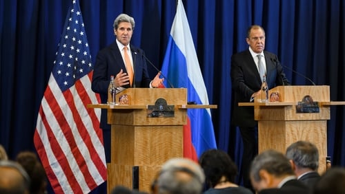 The agreement reached by the powers backing opposing sides in the conflict promised a nationwide truce effective from sundown on Monday