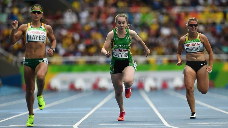 Orla Comerford (C) is looking forward to an even better performance tomorrow