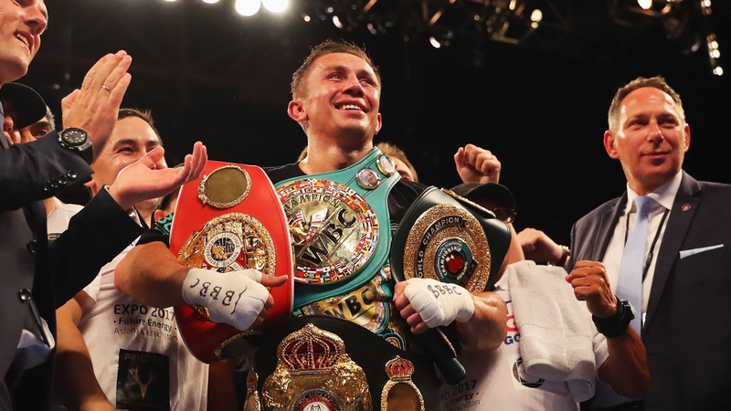 Gennady Golovkin has 36 victories from 36 fights