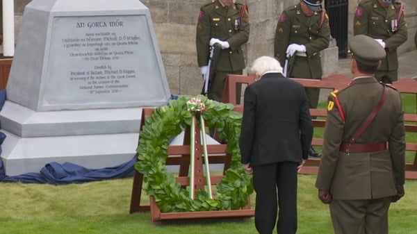 President addresses National Famine Commemoration