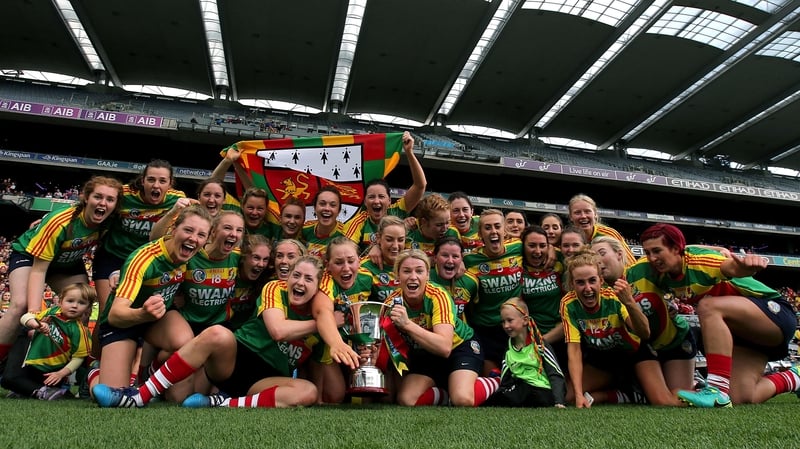 The Carlow team celebrate
