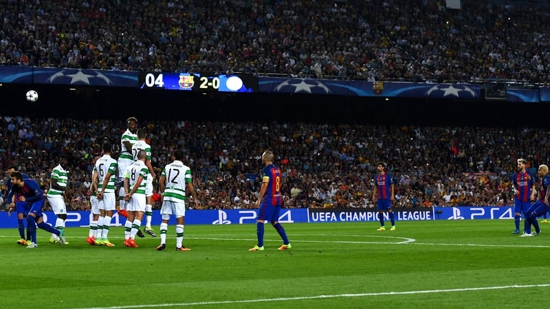 Celtic were heavily beaten in the Champions League by Barcelona