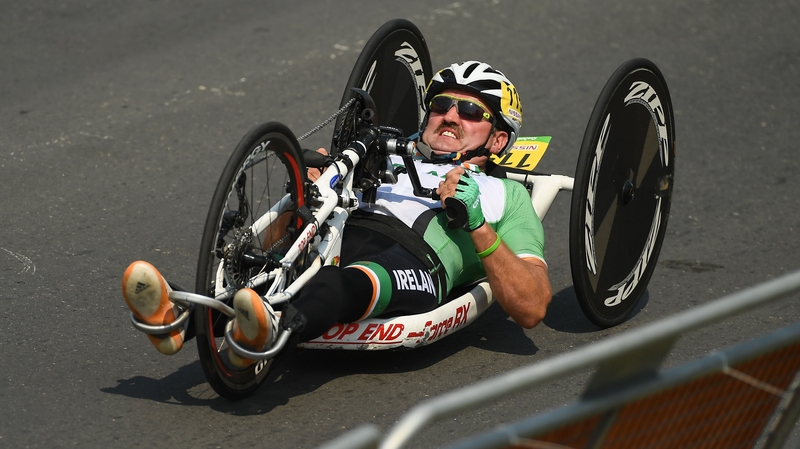 Ciara Staunton in action during the women's H1-2-3 time trial