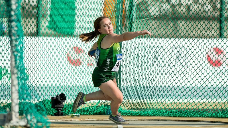 European Duscus record holder Niamh McCarthy competes today