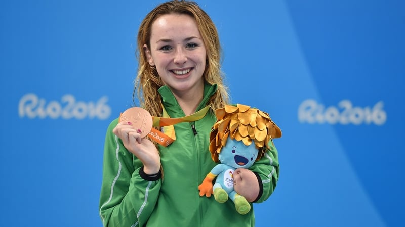 Ellen Keane with her bronze medal