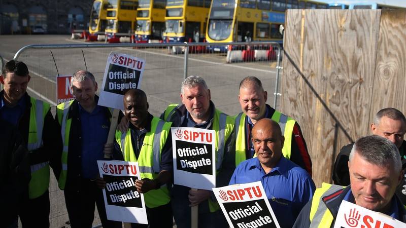 The Dublin Bus strike accounted for the bulk of the days lost in third quarter