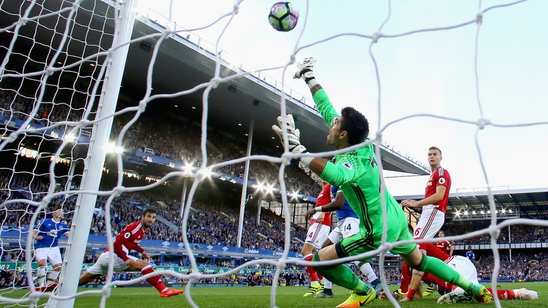 Gareth Barry scores on his 600th Premier League game
