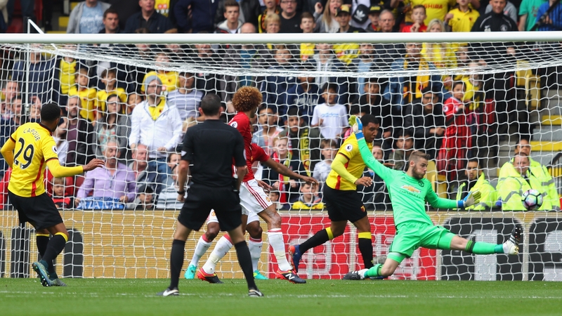 Etienne Capoue arrived late in the box to score