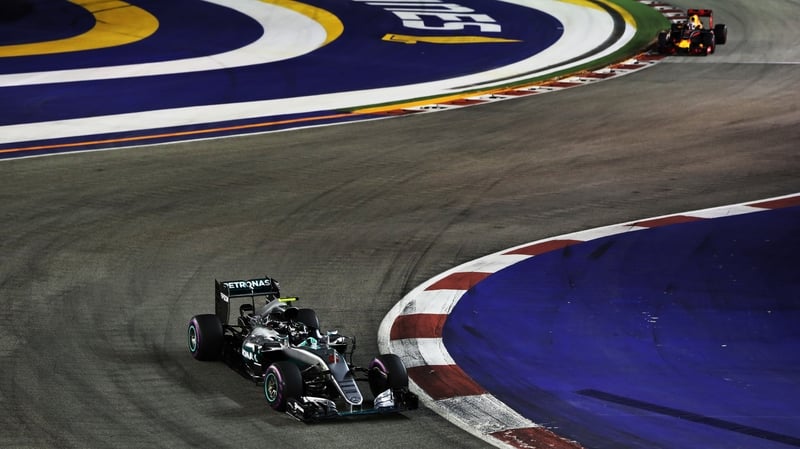 Nico Rosberg stormed to victory in Singapore