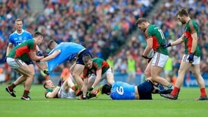 Tempers flare briefly between both sides