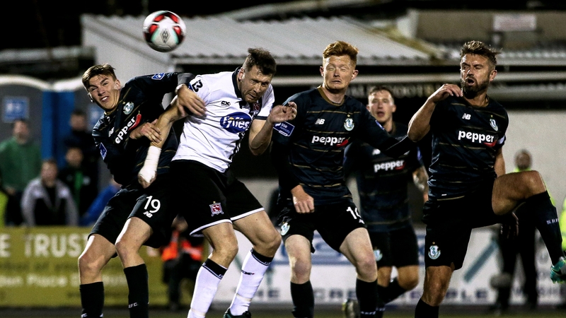 Brian Gartland headed home the Dundalk leveller from a free kick