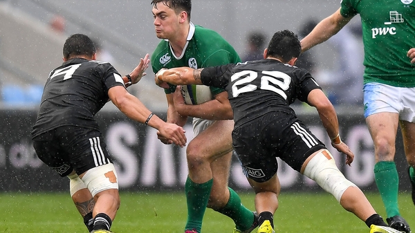 Ireland beat New Zealand in the pool stages last year