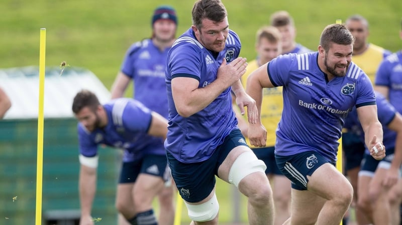 Peter O'Mahony during Tuesday's training session in Limerick