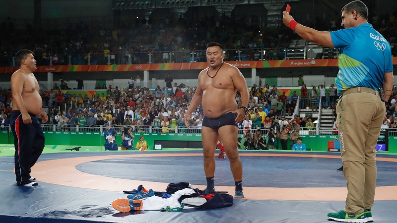 A red card had little effect on Byambarinchen Bayaraa and Tserenbaatar Tsogtbayar