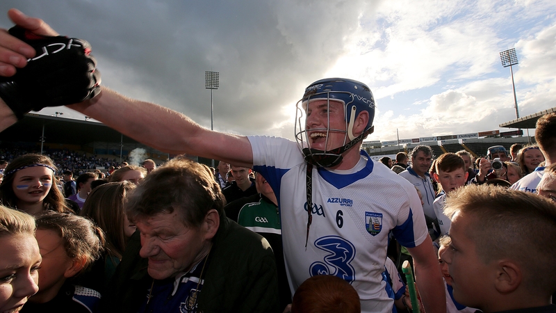 Austin Gleeson celebrates after Waterford's All-Ireland triumph