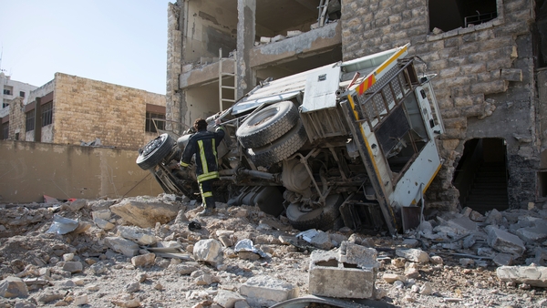 The Syrian military has launched a major offensive in the city