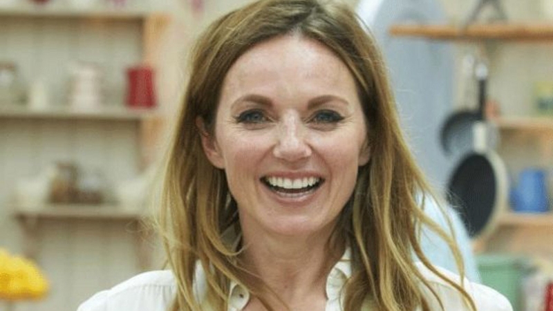 Ginger Spice tries out a cúpla focal