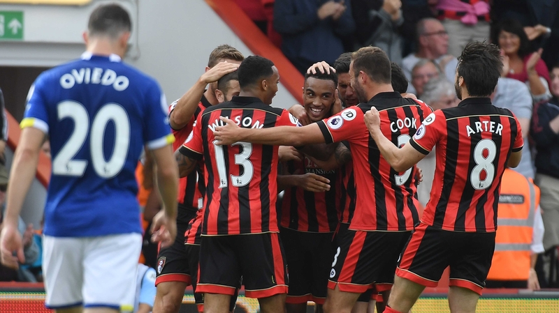 Junior Stanislas (c) put Bournemouth on the road to three points