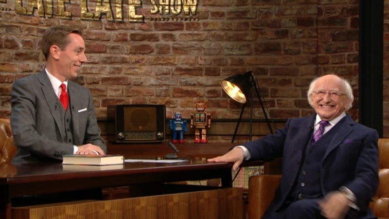 President Michael D. Higgins appeared on the Late Late Show last Friday, and talk to Ryan Tubridy about life as the State's first citizen, his plans for the future and, as the 1916 centenary year winds down, his vision for a new Ireland.
