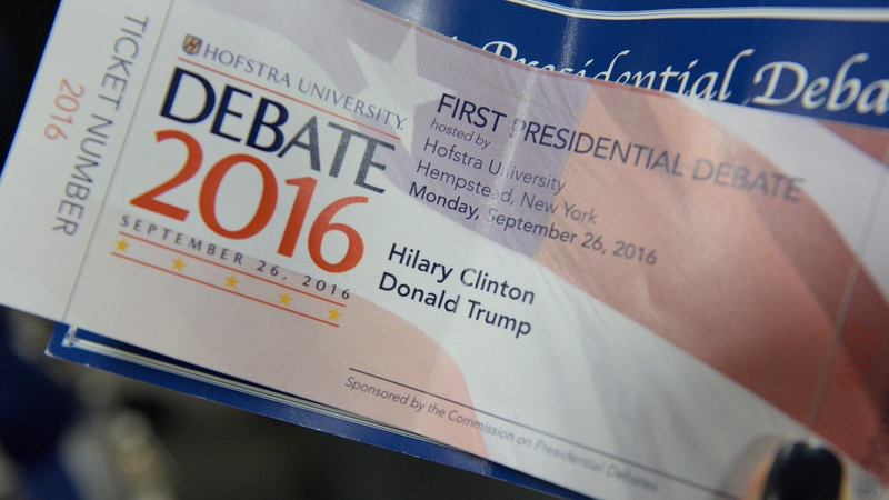 Hillary Clinton and Donald Trump sparred over how to increase US jobs