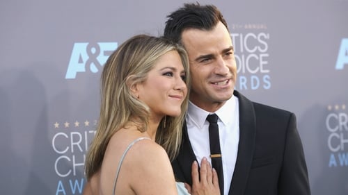 Jennifer Aniston and Justin Theroux "get along"