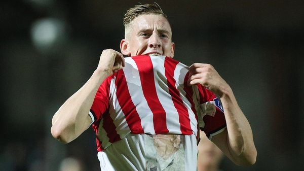 Ronan Curtis scored on the double for the Candystripes